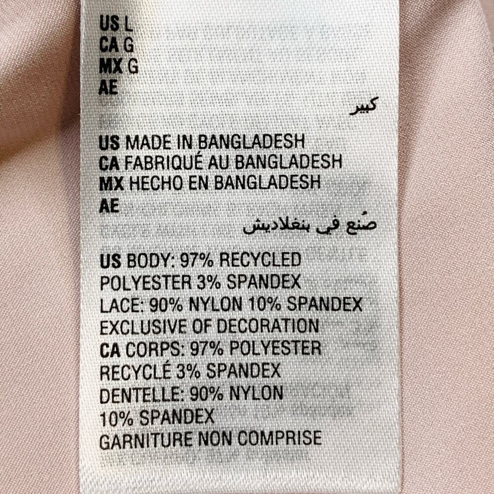 Inc International Concepts Silky Satin Camisole Top Size L Pale Rose Pink NEW - Picture 5 of 10